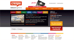Desktop Screenshot of crespo.cz