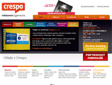 Tablet Screenshot of crespo.cz